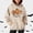 Beige, variant on Women's Hoodies Sweatshirts Women Halloween Sweatshirt Pumpkin Print Long Sleeve Casual Pocket Pullover Hoodie Orange XXL