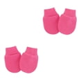 thumbnail image 2 of Sonducket Manoplas para bebés Sensación cómoda Fácil de usar Guantes para recién nacidos Diseño considerado Accesorios para bebés Regalos Rosa roja 2Conjunto, 2 of 6