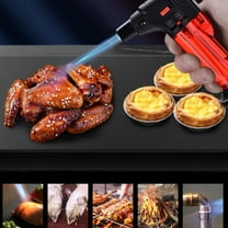 TOPRenddon Troch Lighter, Butane Lighter, Technical Cooking Lighter Refillable, Kitchen With Safe Lock And Can Be Changed Flame, Super Strong Blue Flame Torch For Kitchen