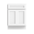 thumbnail image 5 of Vanity Art 24 Inch Double Shutter Door Bathroom Vanity Base Cabinet with Soft Closing Shaker Drawer, Strudy Floor Mount Storage Cabinet Organizer for Bedroom, Living Room, Kitchen, VA4024-W., 5 of 9
