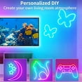 thumbnail image 4 of LED Neon Rope Lights - 16.4ft 24V RGB Flexible Strip Lights with Remote and APP Control, IP65 Waterproof for Bedroom and Outdoor Decor, 4 of 7