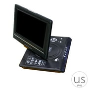 9.8" Portable DVD Player HD Video Player AV Input Output Car Mini TV Playing Device EU Plug