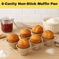 thumbnail image 2 of Bakdcore 6-Cup Popover Pan,Nonstick Muffin Cupcake Pan, Ideal for Yorkshire Pudding, Muffins, and Popovers, 2 of 6