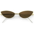 thumbnail image 1 of FEISEDY Lunettes de Soleil de Designer Mode Rétro en Forme de Petits Pétales avec Design de Temple en Arc B2298, 1 of 6