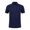Navy, variant on WREESH Men's Casual Henley Shirts Solid Color Short Sleeve Top with Turndown Collar for Everyday Comfort Black