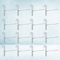 thumbnail image 3 of 40Pcs Gancho de metal Ganchos para colgar Gancho pequeño sin clavos para exhibición de supermercado Ropa Prop (Blanco), 3 of 5
