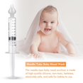 thumbnail image 5 of Limpiador de aspirador Nasal de aguja para limpieza de nariz de bebé, adornos de Gel de sílice blanco, nuevas herramientas prácticas para el cuidado de niños, 20ml, 5 of 5