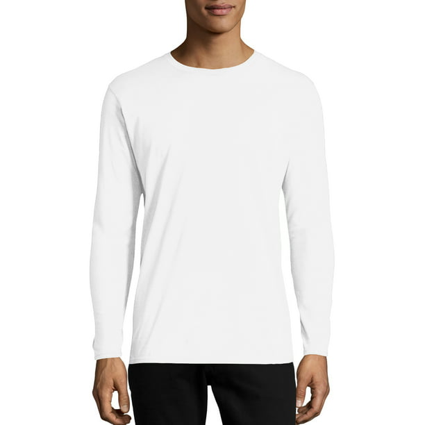 Hanes - Hanes Men's and Big Men's Nano-T Long Sleeve Tee, Up To Size ...