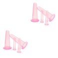 thumbnail image 3 of Soidarity 4 Uds. De latas de ventosas al vacío para masaje, ventosa de silicona, ventosa para masaje facial al vacío, para masaje facial y corporal, rosa 2piezas Soidarity CBP073691, 3 of 5