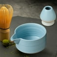 thumbnail image 6 of Traditional Matcha Set Japanese Ceramic Matcha Bowl for Family Beverage Gift Blue, 6 of 8