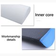 thumbnail image 4 of Oggfader Leg Pillows for Sleeping Home Half Heart Foot Pad Footrest Office RestPad Clip LegPillow Sole Massage Memory Foam 44*25*12cm, 4 of 9