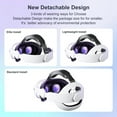 thumbnail image 4 of Head Strap for Meta Oculus Quest 3S / Quest 3, Pressure-Free Elite Strap Accessories Replacement, Adjustable Headband Soft Cushion VR Headset Enhanced Comfort & Balanced Fit, 4 of 6