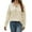 Beige, variant on Women's Oversized Sweatshirt V-Neck Long Sleeved Pullover Sweater, Soft Knit Comfortable Top For Cold Weather,Size:XXL