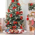 thumbnail image 4 of SKYSONIC Valentine's Day Tree Skirt Home Decoration Large Round Love Hearts Christmas Tree Skirt for Holiday Party Home Christmas Day Ornaments 36", 4 of 6