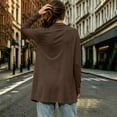 thumbnail image 6 of Aboser Lightweight Cardigan Sweaters for Women Long Sleeve Open Front Cardigans Thin Casual Plain Shrug Cardigan Breathable Soft Cover Ups for Dresses, 6 of 9