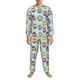 thumbnail image 3 of Balery Cute Cartoon Owls 3 Pijama para Hombre de Dos Piezas con Manga Larga, Conjunto de Dormir y Descanso Suave con Bolsillos-X-Large, 3 of 7