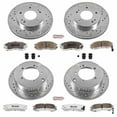 thumbnail image 3 of PowerStop Front and Rear Z26 Street Warrior Carbon-Fiber Ceramic Brake Pad and Drilled and Slotted Rotor Kit Fits: CHRYSLER DODGE EAGLE MITSUBISHI Select Models K683-26, 3 of 9