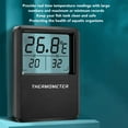 thumbnail image 4 of Aquarium Thermometer, Fish Tank Thermometer Digital Display  for Reptile Black,White, 4 of 7