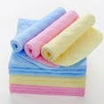 thumbnail image 4 of Clearance! Towel Cotton Baby 3 Layer Washable Cloth Soft Flat Fold Cloth for Babies Baby Burp Cloths Reusable for Newborn Babies Toddlers, 4 of 7