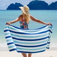 thumbnail image 3 of Arkwright Cabo Beach Towels - Large Ringspun Cotton Pool Towel - 30 x 70 in. - (4 Pack) Navy & Blue, 3 of 8