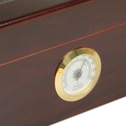 Humidor Supreme Ottawa 40-Ct Glass top Humidor Piece - Mahogany (HUM-25HYG)