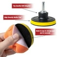 thumbnail image 4 of 30 Pcs 3 inch Buffing Polishing Pads for Drill Adapter Car Auto Polisher, 4 of 9