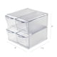 thumbnail image 2 of Organizador de cubos Deflecto, apilable, 4 cajones, transparente, 6 x 6 x 18 cm, 2 of 9