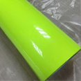 thumbnail image 4 of Premium Glossy Fluorescent Yellow Vinyl Sticker Glossy Fluorescent Yellow Vinyl Wrap Self Adhesive Sticker, 4 of 5