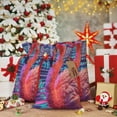 thumbnail image 6 of Honeii Digital Flamingo Vibrant Art Print Small Burlap Bags,Christmas Drawstring Treat Bags Gift Bags Reusable Candy Goodie Wrapping Bags for Holiday Party Favors Supplies -Medium, 6 of 9