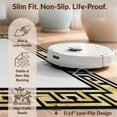 thumbnail image 6 of Design&I 4'x6' Washable Area Rug Gold White Greek Key Marble Design Elegant European Classic with Fretwork Motif for Reading Nook, Bedroom, Pet Friendly & Non-Slip Built-In Grip, 6 of 7