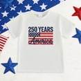 thumbnail image 2 of Quealent Kids 4th of July Shirt USA Flag Clothes Toddler Boys Girls Children Patriotic Tee Tops 1-7 Years (White, 4-5 Years), 2 of 5