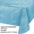 thumbnail image 6 of (2 pack) Blue Metallic Tablecloth 54" x 84" by Way to Celebrate, 6 of 6