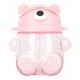 thumbnail image 2 of Botella de agua de oso de 700 ml para niñas y niños con correa ajustable de paja Botella de agua Kawaii de dibujos animados para ir de compras senderismo rosa, 2 of 14