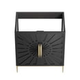 thumbnail image 4 of Modway Awaken 30" Solid Wood and MDF Bathroom Vanity Cabinet in Black, 4 of 8