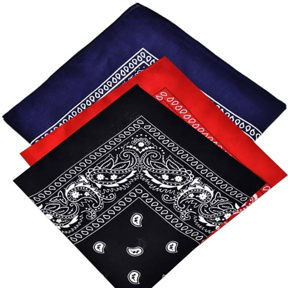 Designice Bandana 100% Cotton,Handkerchief,Bandanas for Men,Stylish Design,Versatile Use for Multiple Occasions