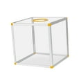 thumbnail image 4 of GUOOL Clear Draw Box Card Ball Storage Container Square Raffle Ball Game Box for 20x20x20cm, 4 of 9