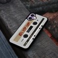 thumbnail image 4 of WIRESTER Shockproof Soft Rubber Cover Case for Apple iPhone 17 6.3" 2025, Retro White Cassette Tape Hip Hop, 4 of 5
