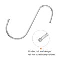 thumbnail image 4 of Uxcell S Hooks 4.53inches Stainless Steel Hanger for Hanging, Silver Tone 4Pack, 4 of 6