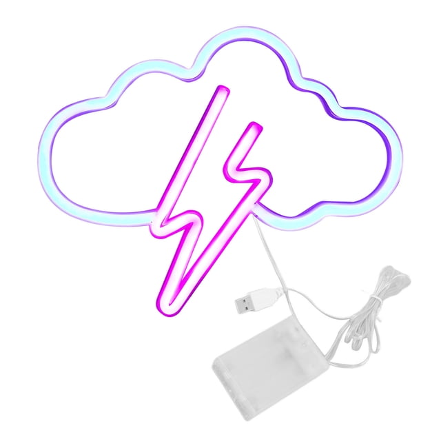 Letrero de neón de bajo voltaje de 5V, fuente de alimentación de batería USB, letrero de barra LED para el hogar y al aire libre