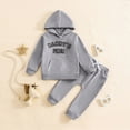 thumbnail image 2 of Godom Boys Clothes Graphic Printed Sweatshirt and Jogger Pant Sets Fall Winter Clothes, 2 of 7