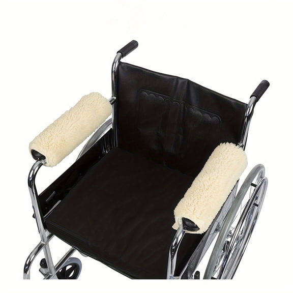 ZGAD 2 Pack 1pc Wheelchair Armrest Pads, Memory Foam Cushion Padded Covers for Seniors & Adults, Office/Transport Chairs, Comfortable and Supportive Wheelchair Accessories