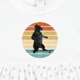 thumbnail image 4 of Inktastic Skateboard Bear Retro Sunset Girls Baby Dress, 4 of 5