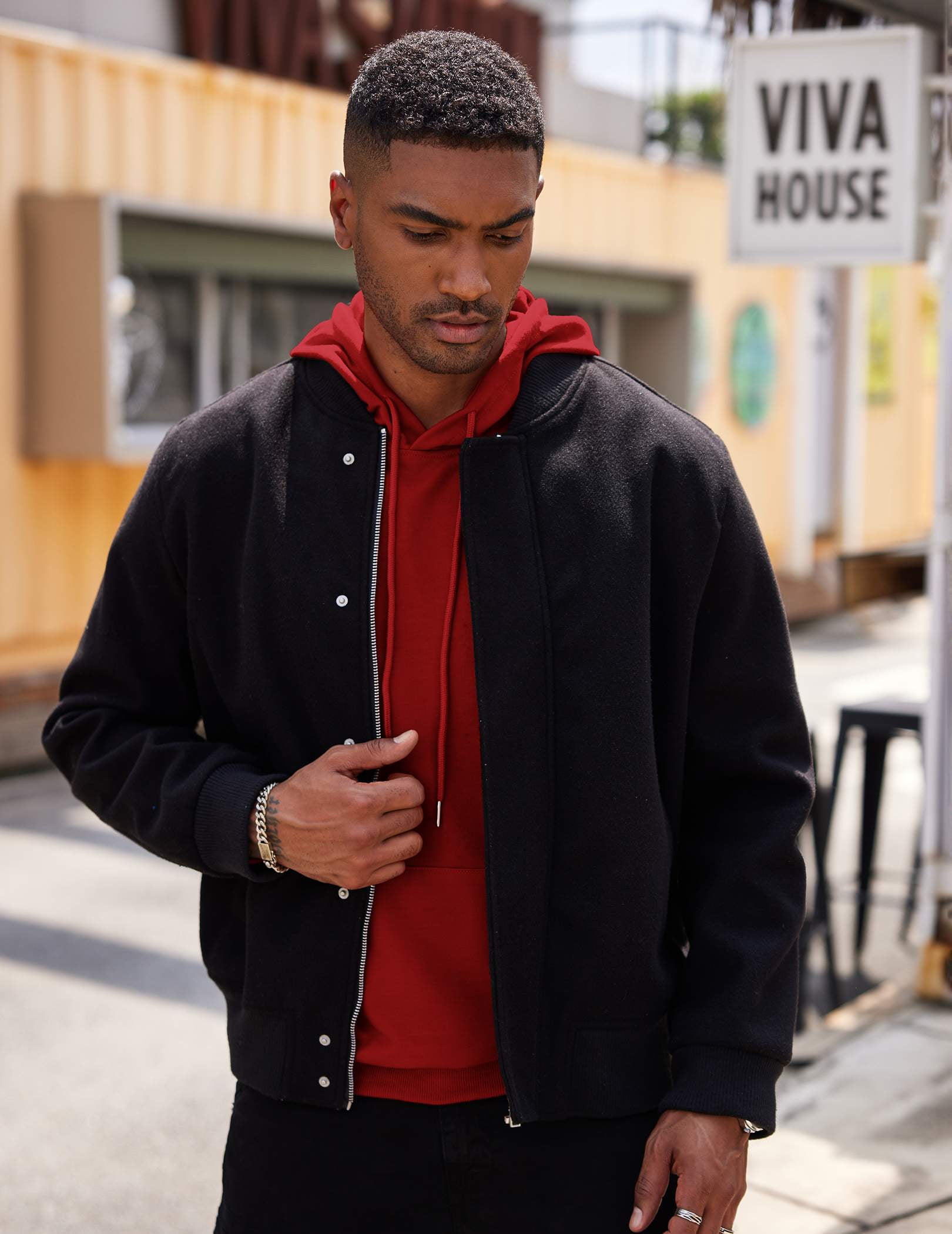 COOFANDY Mens Hoodie Casual Drawstring Athletic Hoodies Hooded Pullover Sweatshirts with Pocket