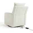 thumbnail image 5 of Storkcraft Timeless Upholstered Recline Glider with USB, Ivory Boucle, 5 of 7