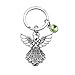 thumbnail image 3 of BNQL Guardian Angel Keychain with Birthstone Memorial Key Chain Personalised Gift (August), 3 of 4