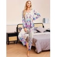 thumbnail image 4 of Ekouaer Womens Fall & Winter Pajama Set 2 Piece Long Sleeve Lounge Set Soft and Comfortable PJs with Pants, 4 of 6