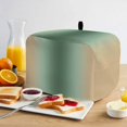 thumbnail image 2 of Sage Green Khaki Ombre Toaster Cover 2 Slice, Modern Abstract Art Gradient Dustproof Bakeware Oven Protector with Top Hook, Waterproof Small Kitchen Appliance Toasters Dust Cover, 11"x6"x8", 2 of 9