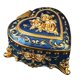thumbnail image 5 of Caja de joyería Yuyangstore de corazón decorativa portátil de metal azul, 5 of 8