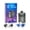 Blue, Black, variant on LYSIAN High Fidelity Concert Earplugs, 23dB Noise Reduction, Reusable Hearing Protection for Music Festivals, Raves & Loud Events, 2 Pairs, Blue/Black