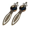 thumbnail image 2 of Crow Elegant Vintage Copper Crown-Shaped Bookmarks Set of 2, Stainless Steel Book Accessories for Reading Enthusiasts, 2 of 5